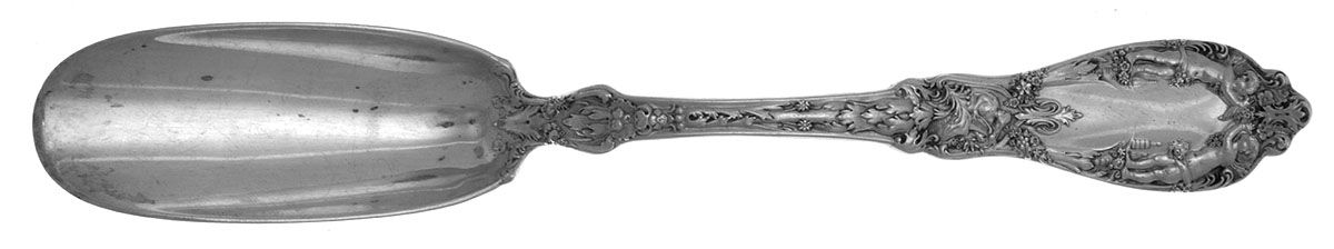 Paris (Sterling, 1900, No Monograms) Solid Cheese Scoop by Gorham Silver-1