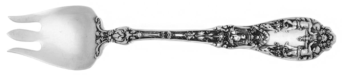 Paris (Sterling, 1900, No Monograms) Ice Cream Fork by Gorham Silver-1