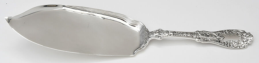 Paris (Sterling, 1900, No Monograms) Large Solid Fish Serving Knife by Gorham Silver-1