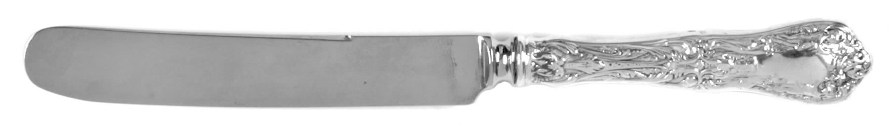 Paris (Sterling, 1900, No Monograms) Old French Hollow Knife with Bolster by Gorham Silver-1