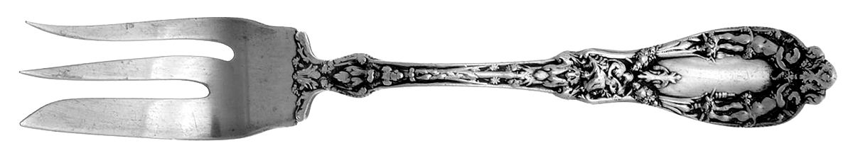 Paris (Sterling, 1900, No Monograms) Old Style Pickle Fork by Gorham Silver-1