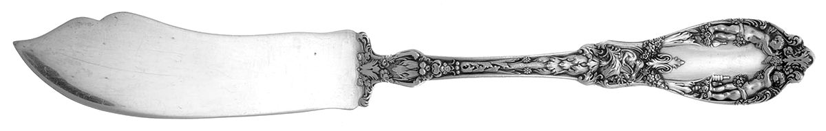 Paris (Sterling, 1900, No Monograms) Flat Handle Master Butter Knife by Gorham Silver-1