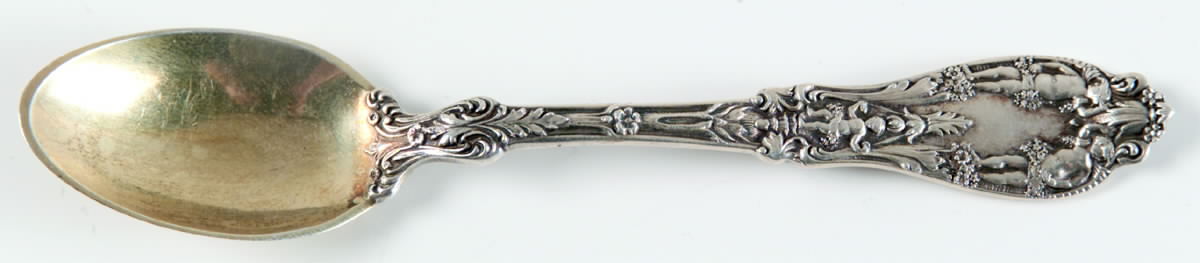Paris (Sterling, 1900, No Monograms) Demitasse Spoon by Gorham Silver-1