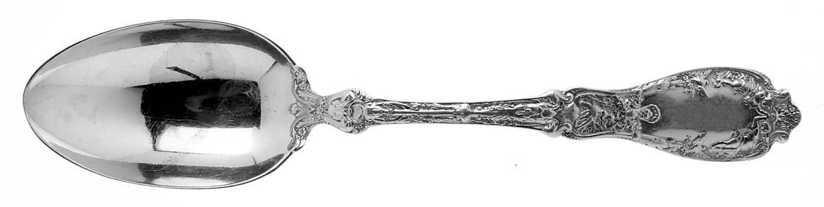 Paris (Sterling, 1900, No Monograms) Tablespoon (Serving Spoon) by Gorham Silver-1