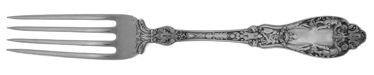 Paris (Sterling, 1900, No Monograms) Extra Weight Fork by Gorham Silver-1