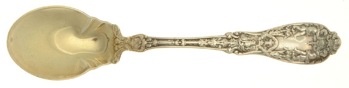 Paris (Sterling, 1900, No Monograms) Ice Cream Spoon Individual by Gorham Silver-1