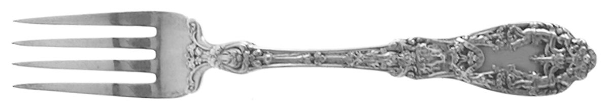 Paris (Sterling, 1900, No Monograms) Solid Youth Tea Fork by Gorham Silver-1