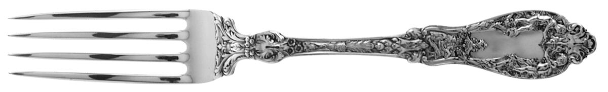Paris (Sterling, 1900, No Monograms) Fork by Gorham Silver-1