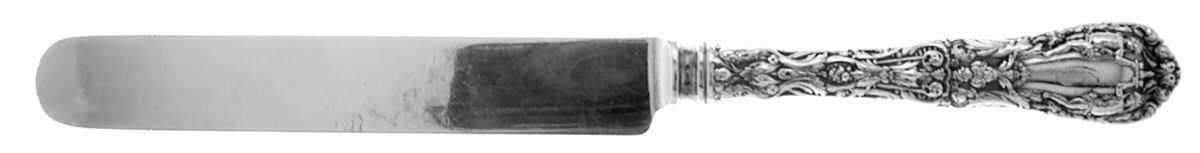 Paris (Sterling, 1900, No Monograms) Blunt Hollow Knife with Bolster by Gorham Silver-1
