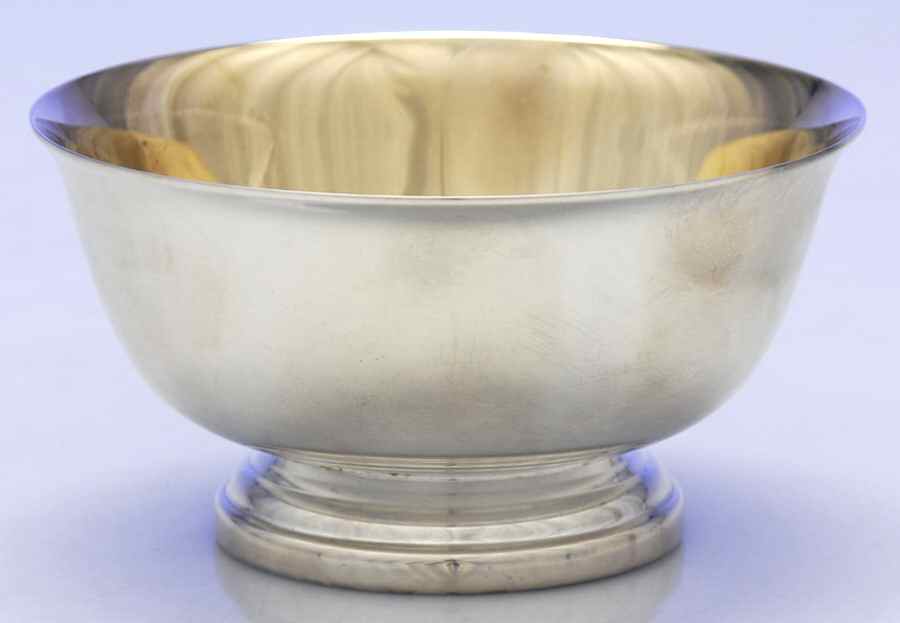 Paul Revere Bowls (Silverplate, Hollowware) 4" Paul Revere Bowl by Gorham Silver-1
