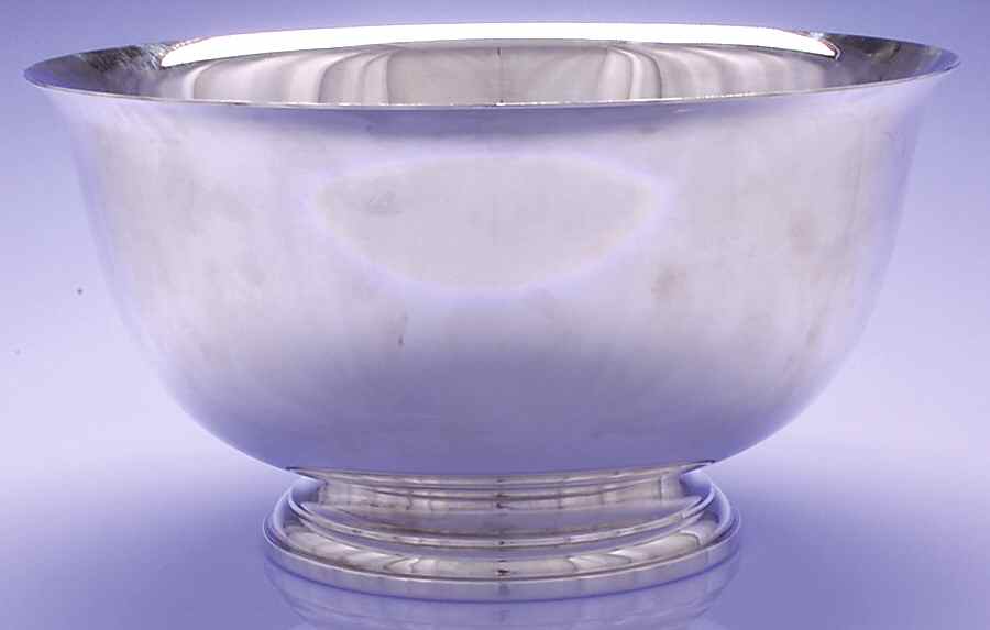 Paul Revere (Silverplate, Hollowware) Punch Bowl by Gorham Silver-1