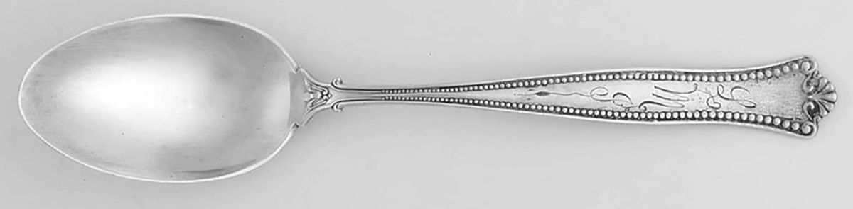 Pembroke (Sterling, 1895) Monogram Five O'Clock Teaspoon by Gorham Silver-1