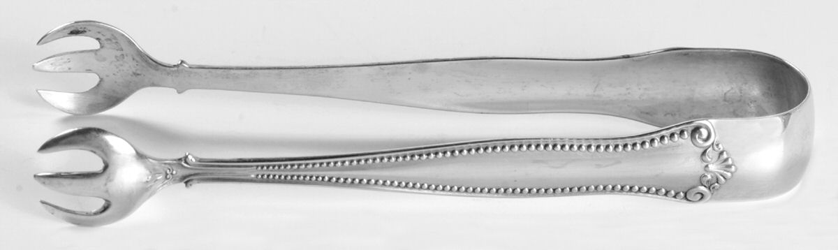Pembroke (Sterling, 1895) Bon Bon Tongs by Gorham Silver-1