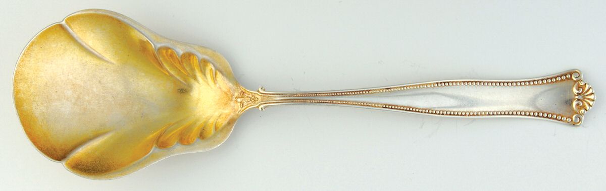 Pembroke (Sterling, 1895) Small Solid Berry/Casserole Spoon by Gorham Silver-1