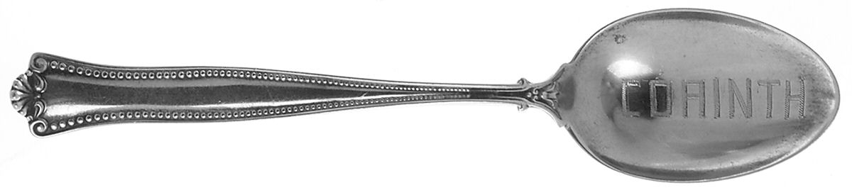 Pembroke (Sterling, 1895) Souvenir Spoon (Five O'Clock) by Gorham Silver-1