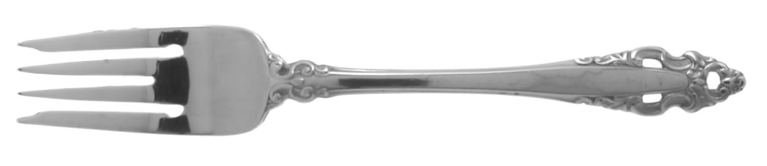 Pierced Baroque (Stainless) Individual Salad Fork by Gorham Silver-1