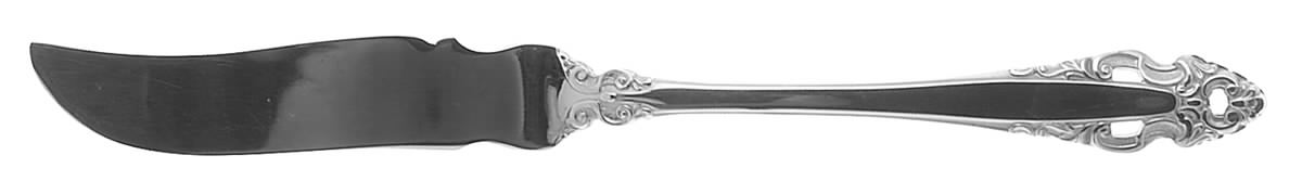Pierced Baroque (Stainless) Flat Handle Master Butter Knife by Gorham Silver-1