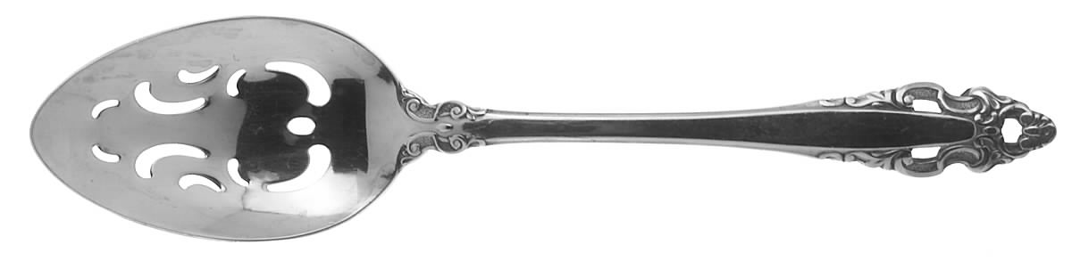 Pierced Baroque (Stainless) Pierced Tablespoon (Serving Spoon) by Gorham Silver-1