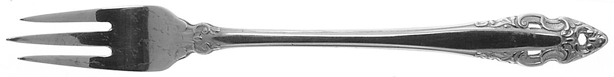 Pierced Baroque (Stainless) Cocktail/Seafood Fork by Gorham Silver-1