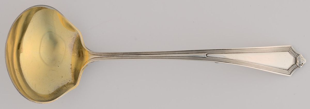 Plymouth (Sterling, 1911) Solid Piece Cream Ladle by Gorham Silver-1