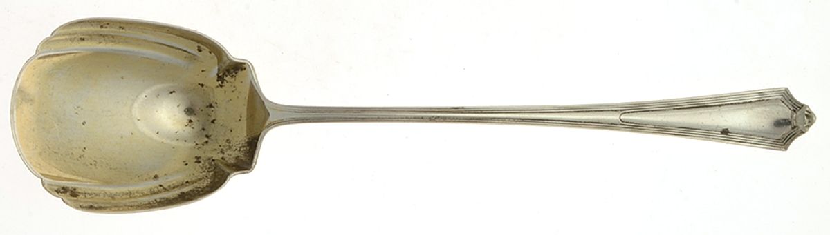Plymouth (Sterling, 1911) Large Lettuce Serving Spoon by Gorham Silver-1