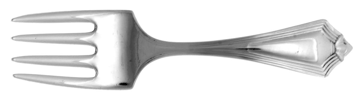 Plymouth (Sterling, 1911) Small Baby Fork by Gorham Silver-1
