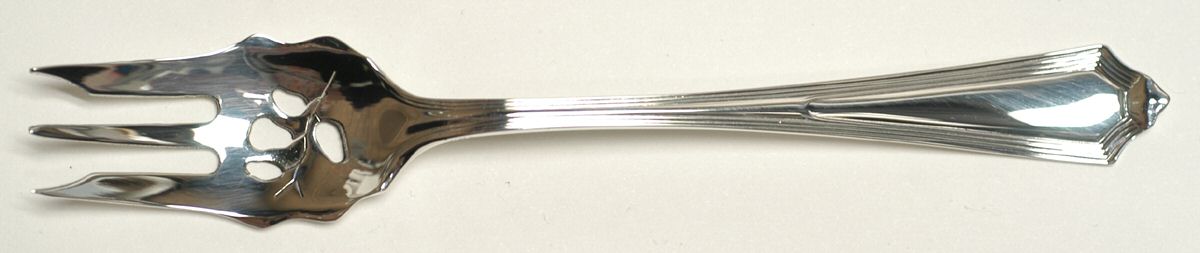 Plymouth (Sterling, 1911) Pickle Fork Pierced with Short Handle HC by Gorham Silver-1