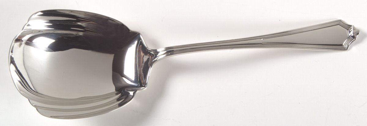 Plymouth (Sterling, 1911) Large Solid Berry/Casserole Spoon by Gorham Silver-1
