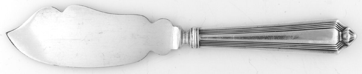 Plymouth (Sterling, 1911) Hollow Handled Cheese Knife with Silverplate Blade by Gorham Silver-1