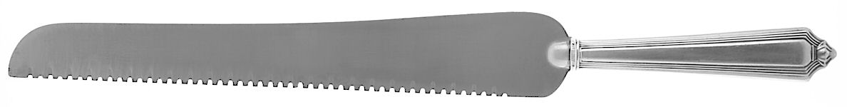 Plymouth (Sterling, 1911) Bread Knife with Silverplate Blade by Gorham Silver-1