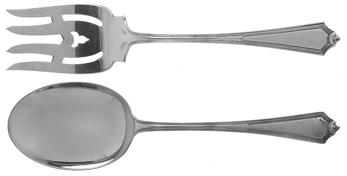 Plymouth (Sterling, 1911) Solid Serving Set by Gorham Silver-1