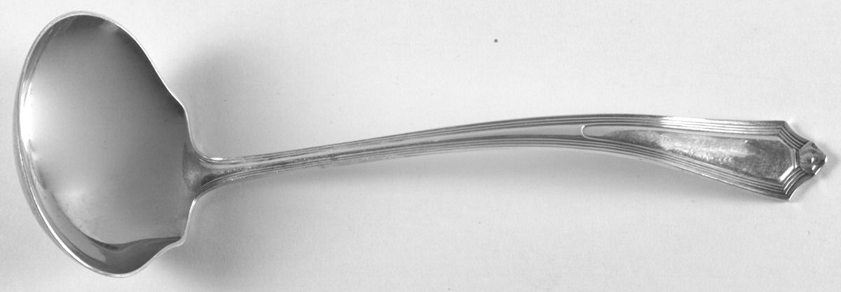 Plymouth (Sterling, 1911) Solid Gravy Ladle by Gorham Silver-1