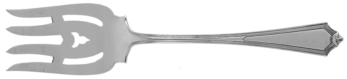 Plymouth (Sterling, 1911) Solid Serving Fork by Gorham Silver-1