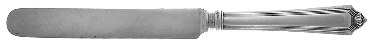 Plymouth (Sterling, 1911) Blunt Hollow Handle Knife W/Bolster by Gorham Silver-1