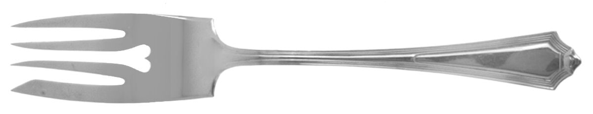 Plymouth (Sterling, 1911) Large Individual Solid Fish/Salad Fork by Gorham Silver-1