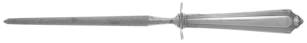 Plymouth (Sterling, 1911) Small Steel Rod Sharpener Knife by Gorham Silver-1