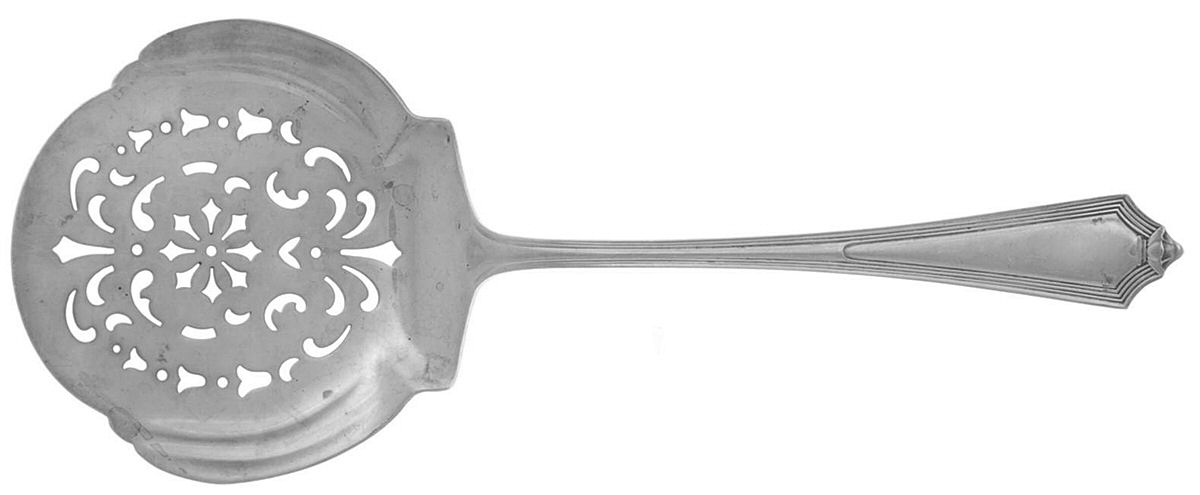Plymouth (Sterling, 1911) Tomato Server, Solid Piece by Gorham Silver-1