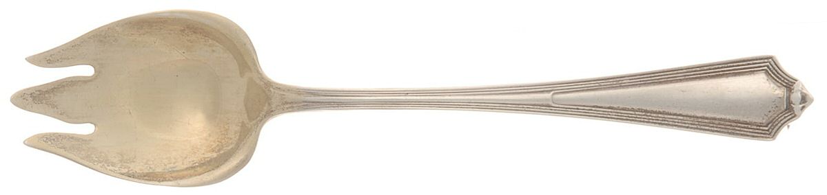 Plymouth (Sterling, 1911) Ice Cream Fork by Gorham Silver-1