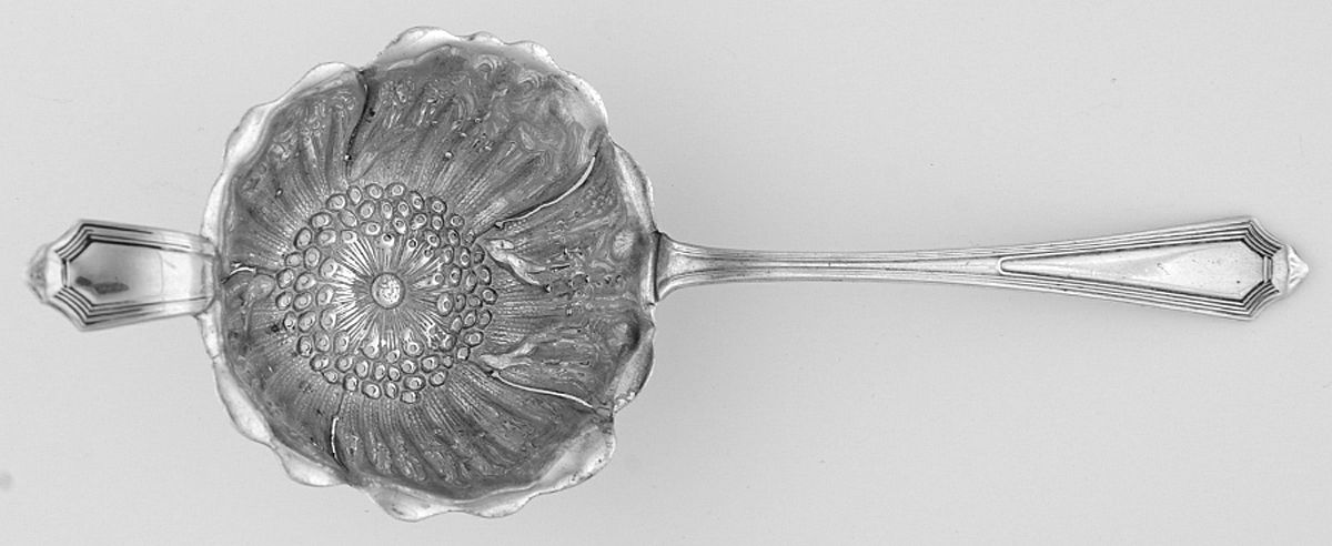 Plymouth (Sterling, 1911) Solid Individual Overcup Tea Strainer by Gorham Silver-1