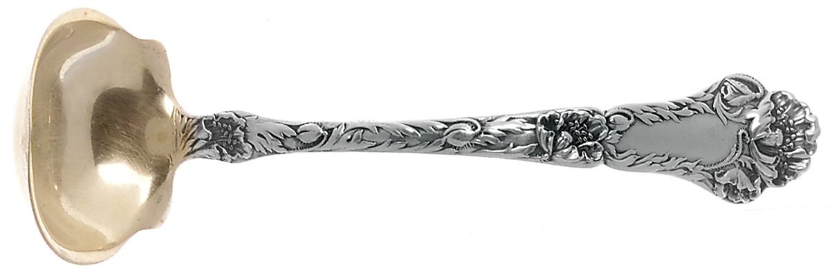 Poppy (Sterling, 1902) Solid Piece Cream Ladle by Gorham Silver-1