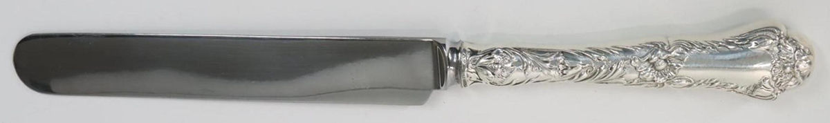 Poppy (Sterling, 1902) Blunt Hollow Handle Knife W/Bolster by Gorham Silver-1