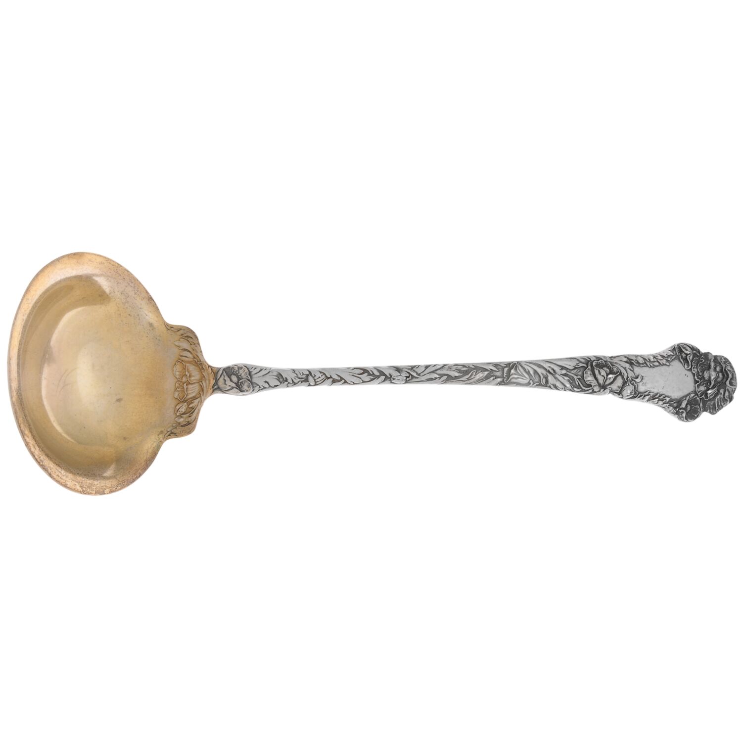 Poppy (Sterling, 1902) Oyster Ladle Solid Piece by Gorham Silver-1