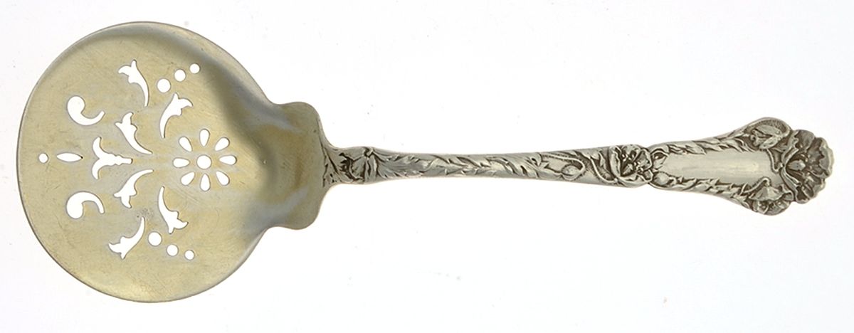 Poppy (Sterling, 1902) Small Cucumber/Tomato Server by Gorham Silver-1