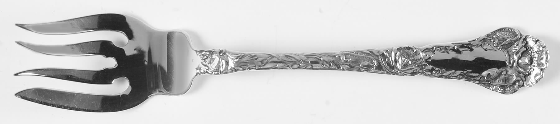 Poppy (Sterling, 1902) Individual Salad Fork by Gorham Silver-1