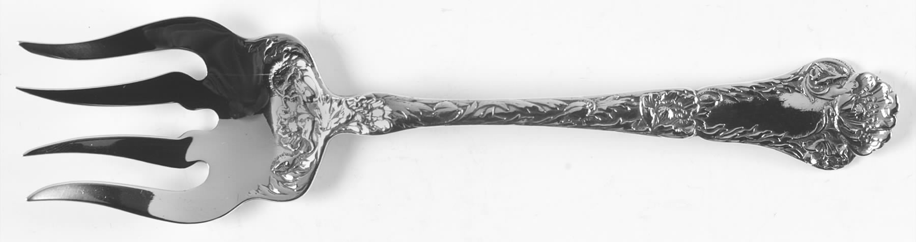 Poppy (Sterling, 1902) Medium Chipped Beef Fork by Gorham Silver-1