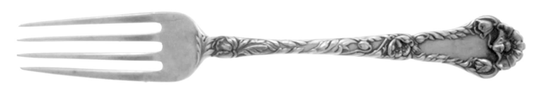 Poppy (Sterling, 1902) Solid Youth Tea Fork by Gorham Silver-1