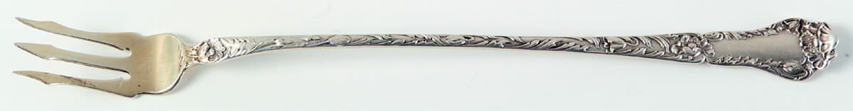 Poppy (Sterling, 1902) Long Handle Olive Fork by Gorham Silver-1