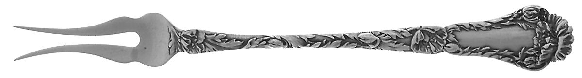 Poppy (Sterling, 1902) Two-Tine Butter Pick by Gorham Silver-1