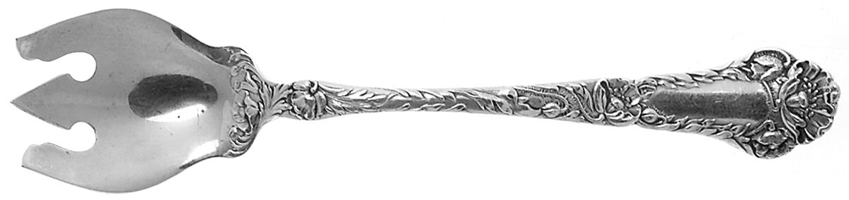 Poppy (Sterling, 1902) Ice Cream Fork by Gorham Silver-1