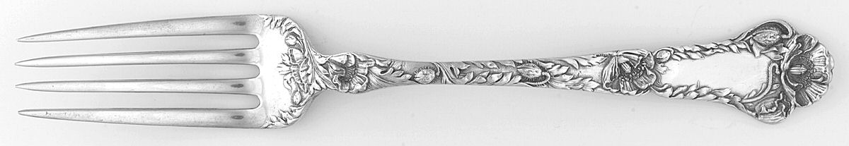 Poppy (Sterling, 1902) Fork by Gorham Silver-1